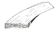 Image showing twist in a wooden board